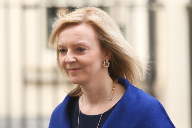 Foreign Secretary Liz Truss in Downing Street, London. Picture date: Wednesday February 16, 2022.