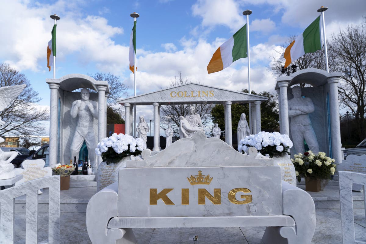Widow of bare-knuckle boxer says criticism of huge £200,000 marble cemetery headstone is ‘racist’