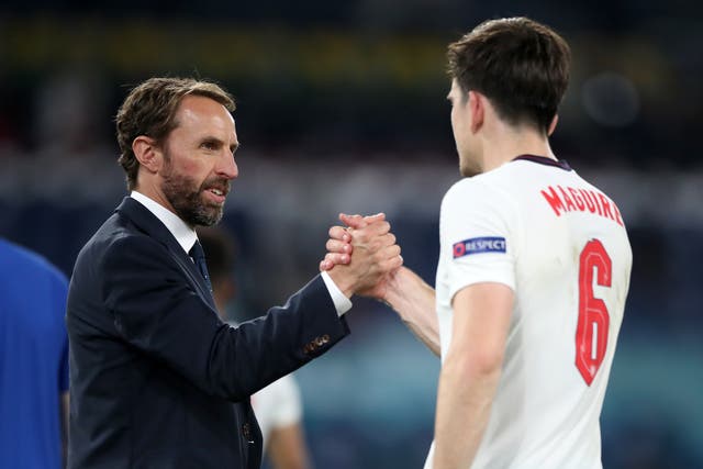 Gareth Southgate retains faith in Harry Maguire (Nick Potts/PA)