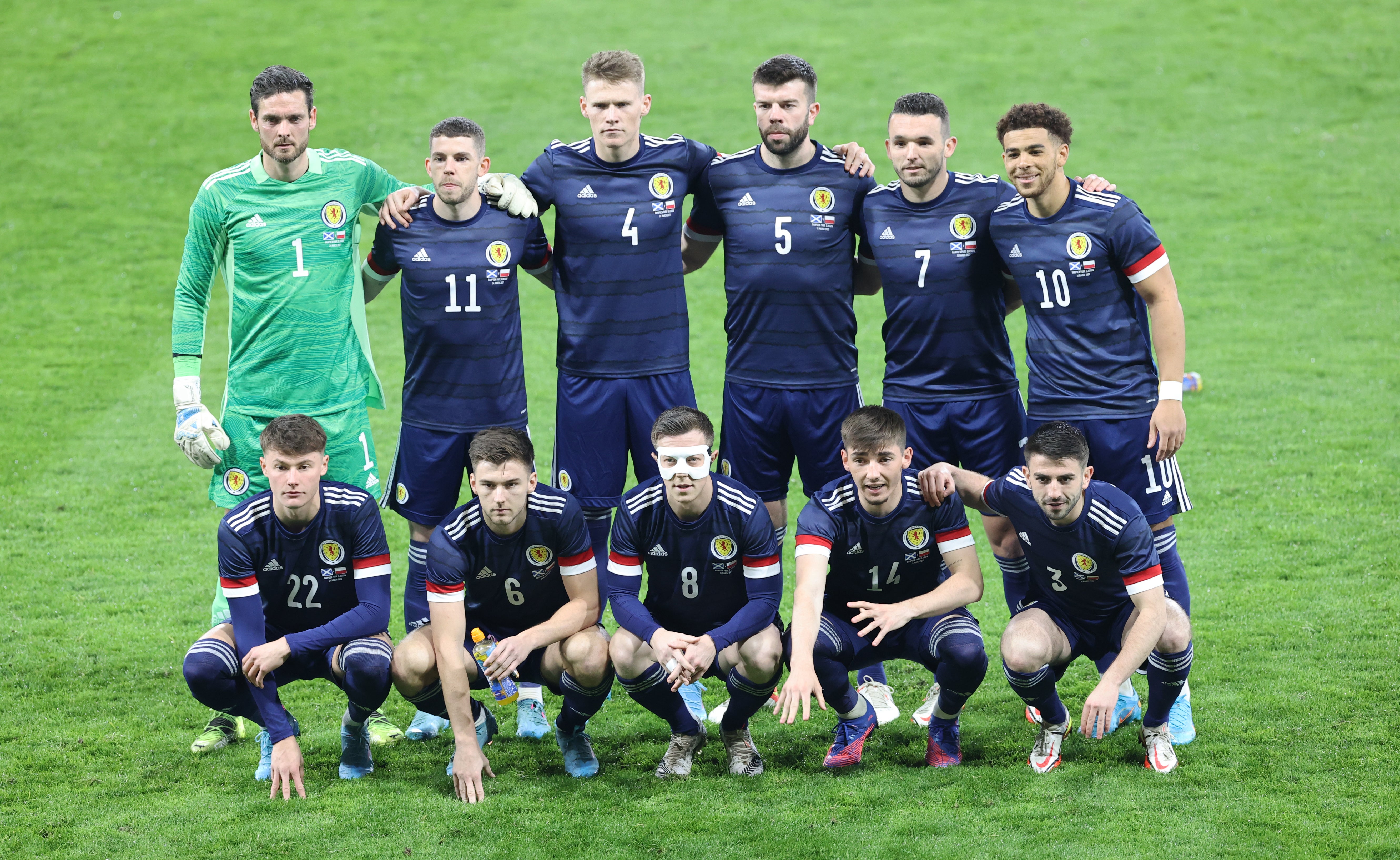 Scotland are out to keep their unbeaten run going (Steve Welsh/PA).