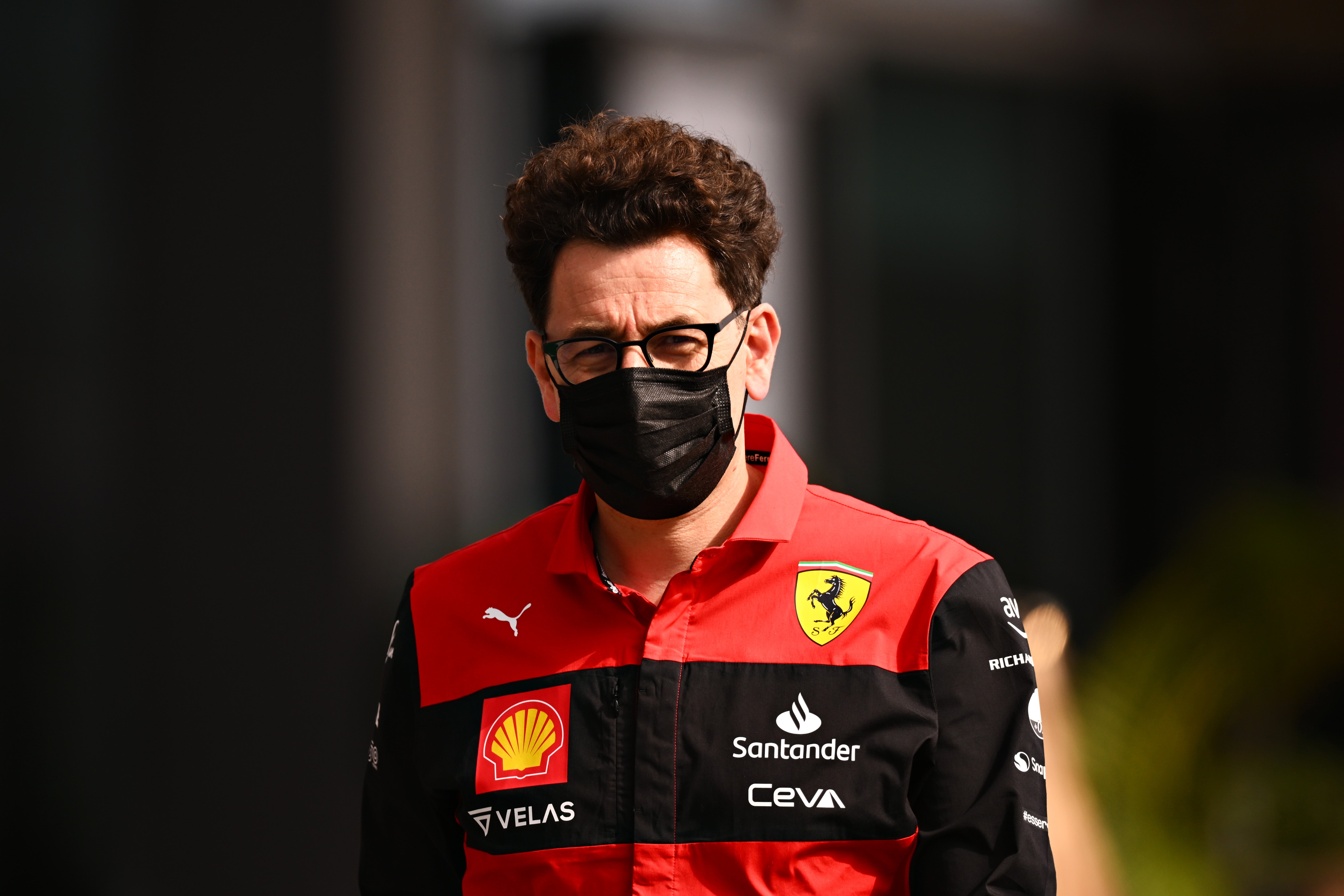 Ferrari team principal Mattia Binotto