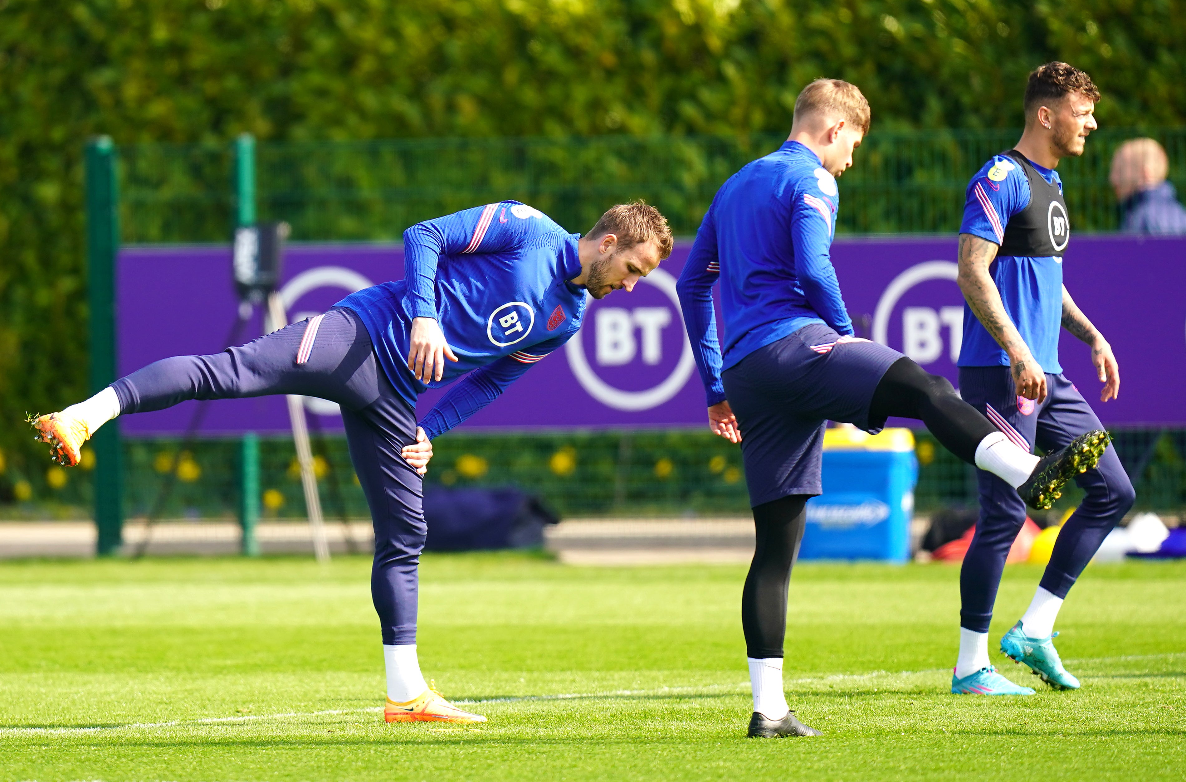 Harry Kane (left) is keen to add to his tally of 49 international goals (Adam Davy/PA)