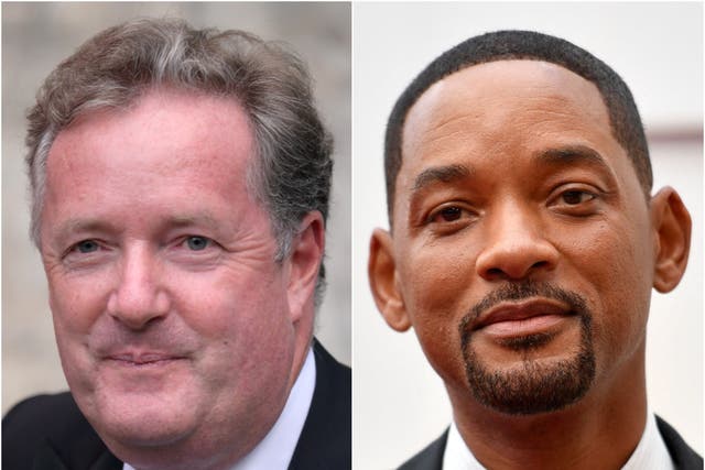 <p>Piers Morgan and Will Smith</p>