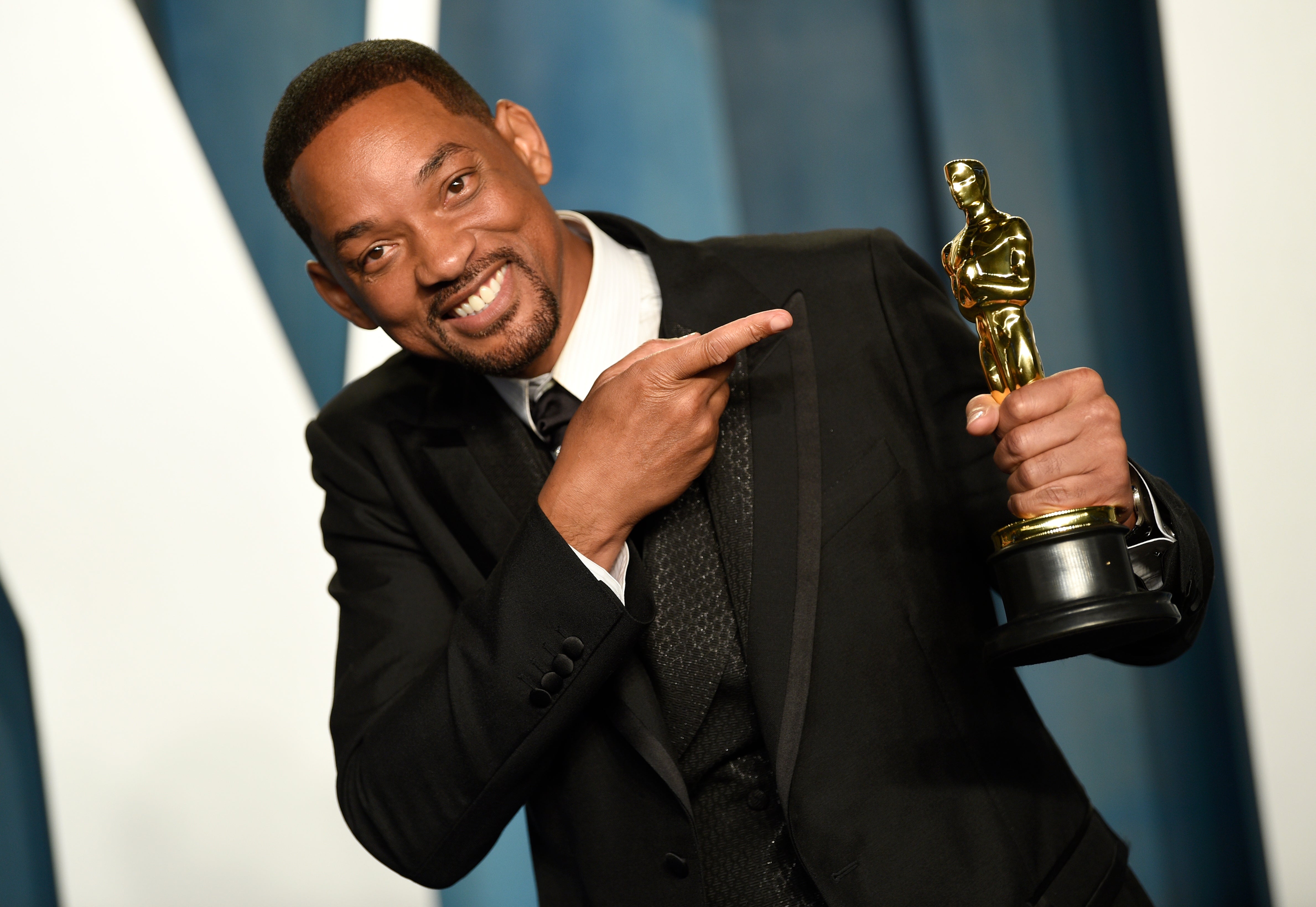 <p>Actor Will Smith struck Chris Rock moments before he accepted the Best Actor Oscar on Sunday </p>
