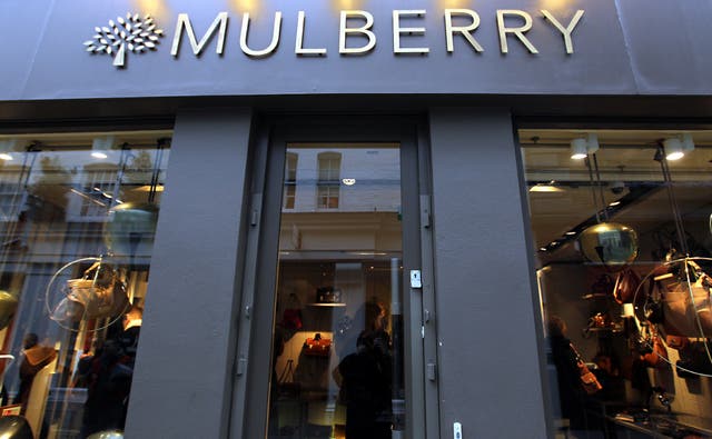 Sales and profits at Mulberry will be ahead of expectations (Sean Dempsey/PA)