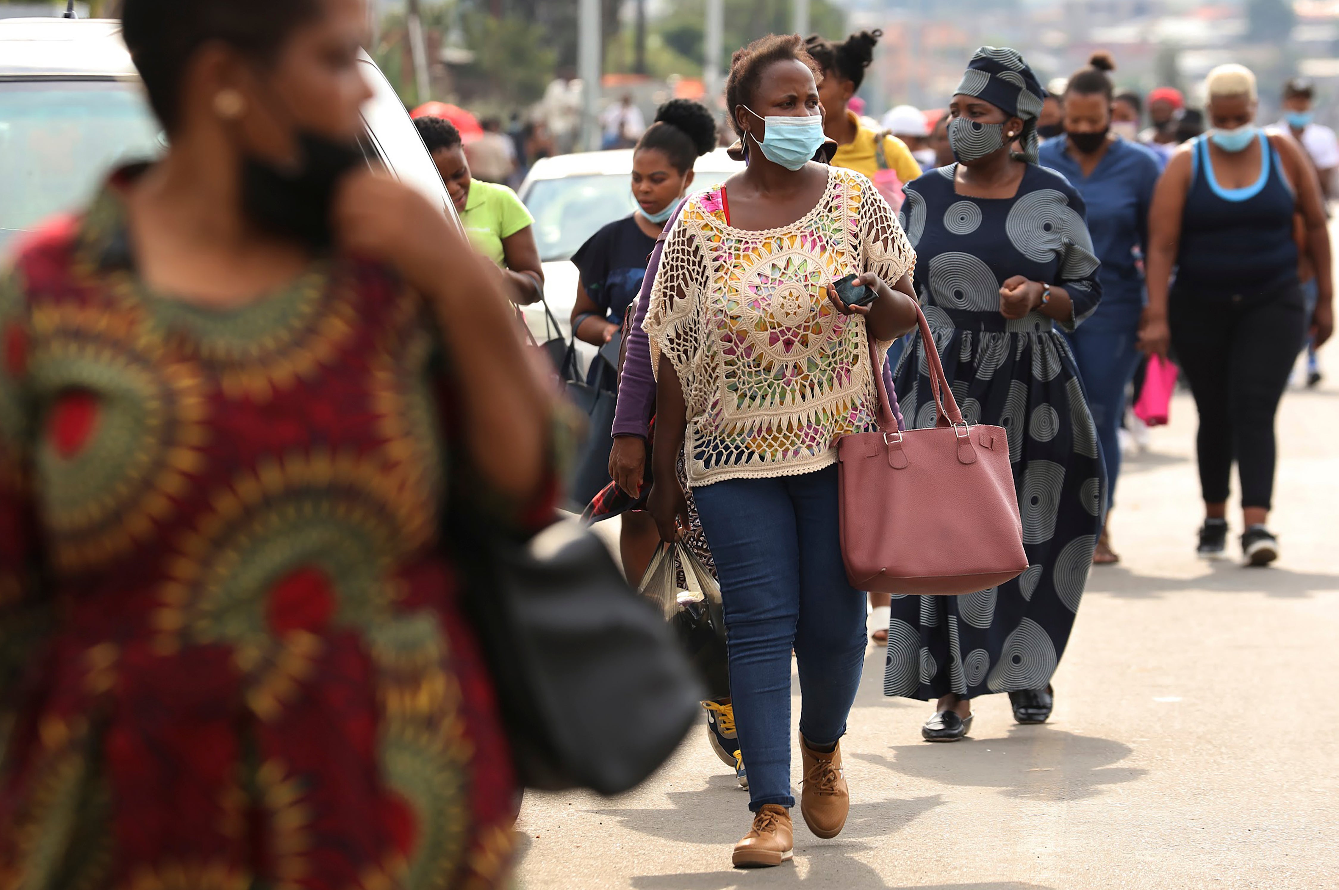 Pandemic Africa Lesotho Women Factory Workers