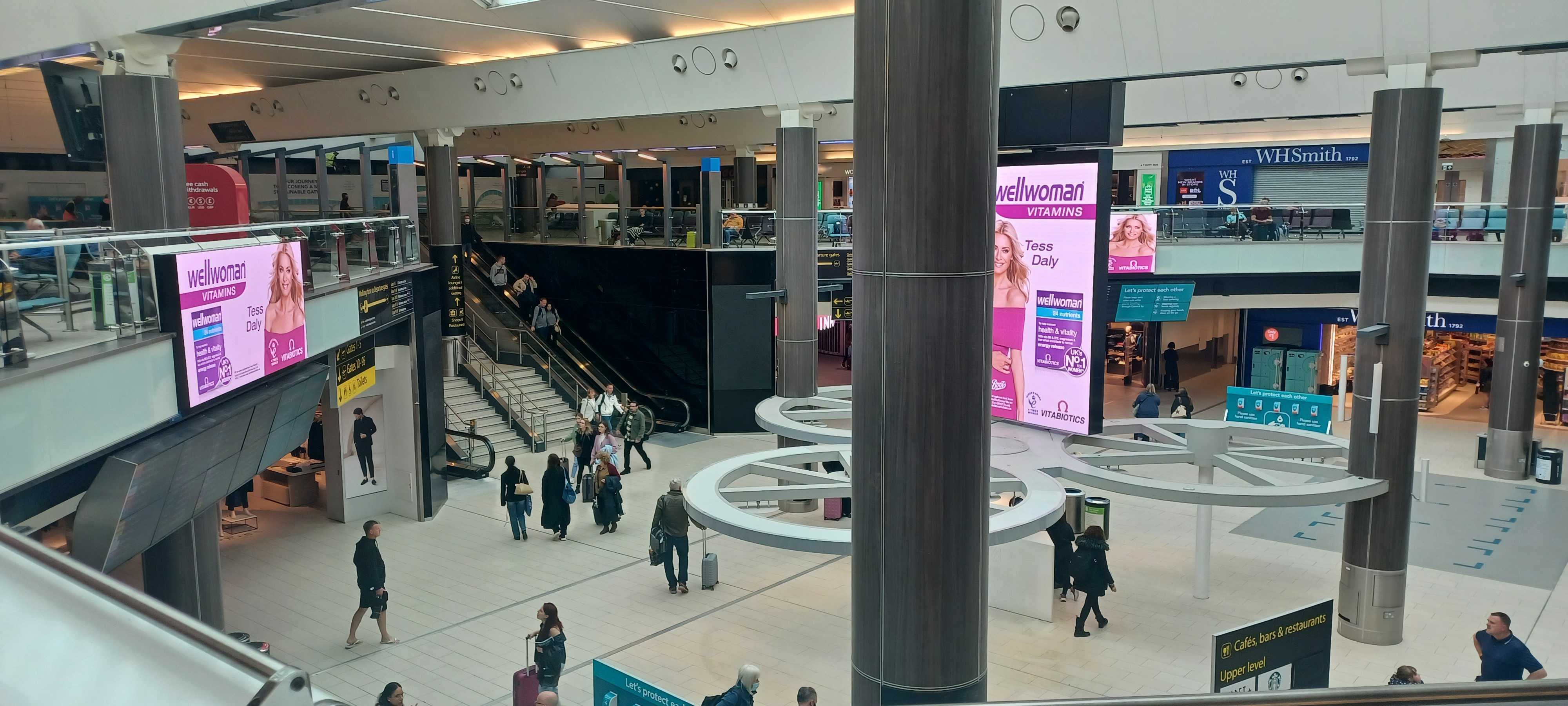 Shoppers at South Terminal, Gatwick