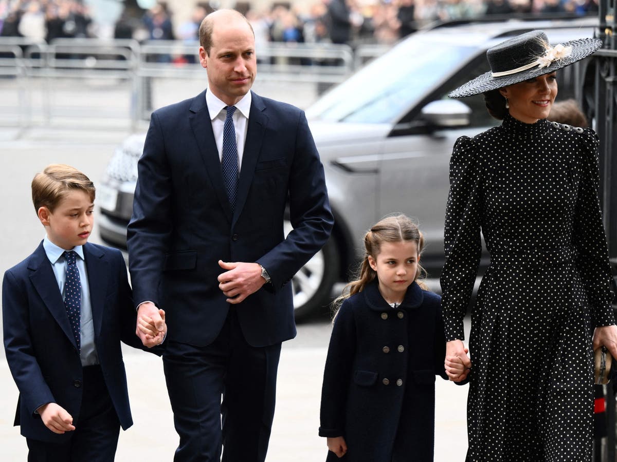 Prince George and Princess Charlotte make rare public appearance at ...