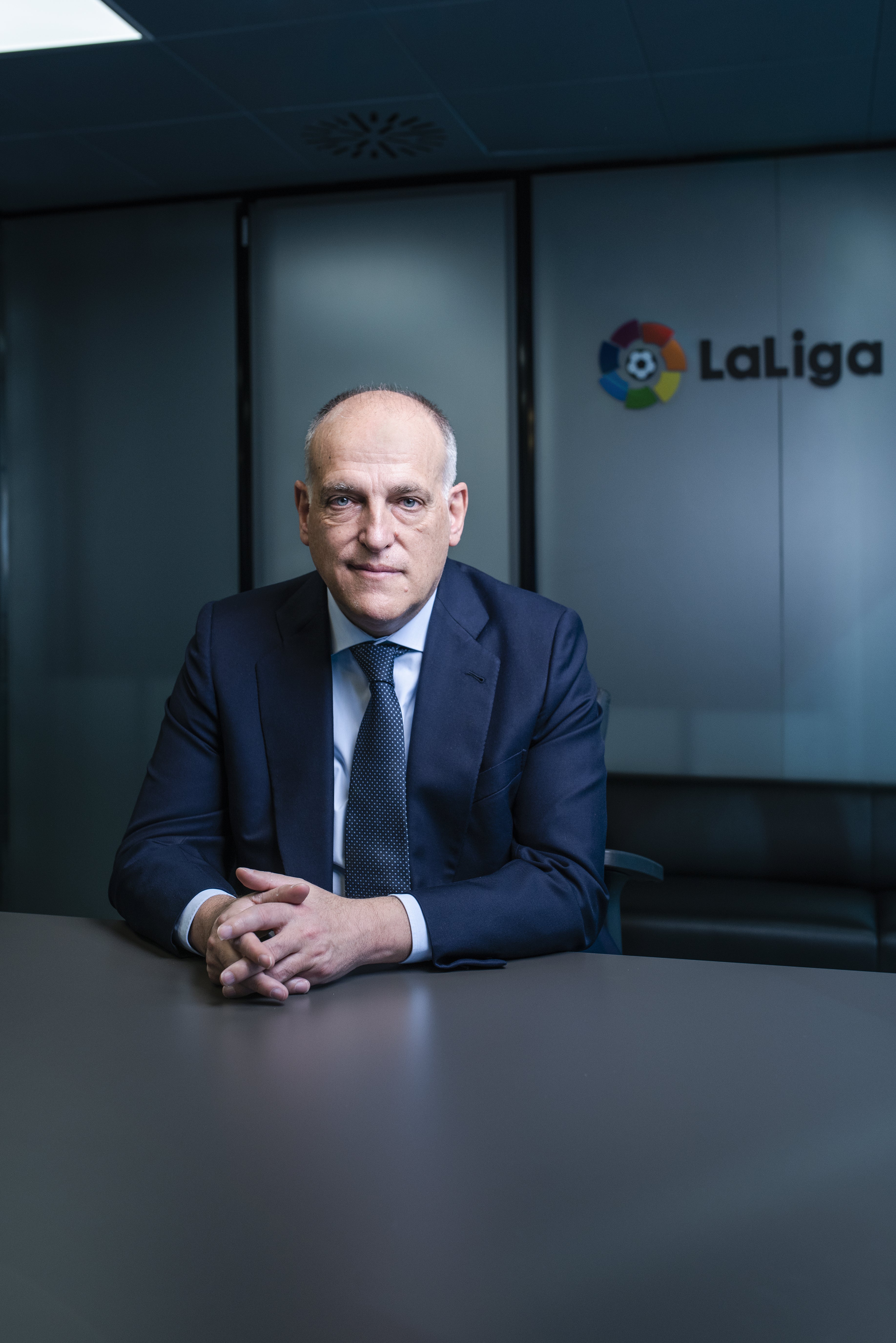 LaLiga president Javier Tebas believes the architects of last year’s Super League are working on new plans (Handout/PA)