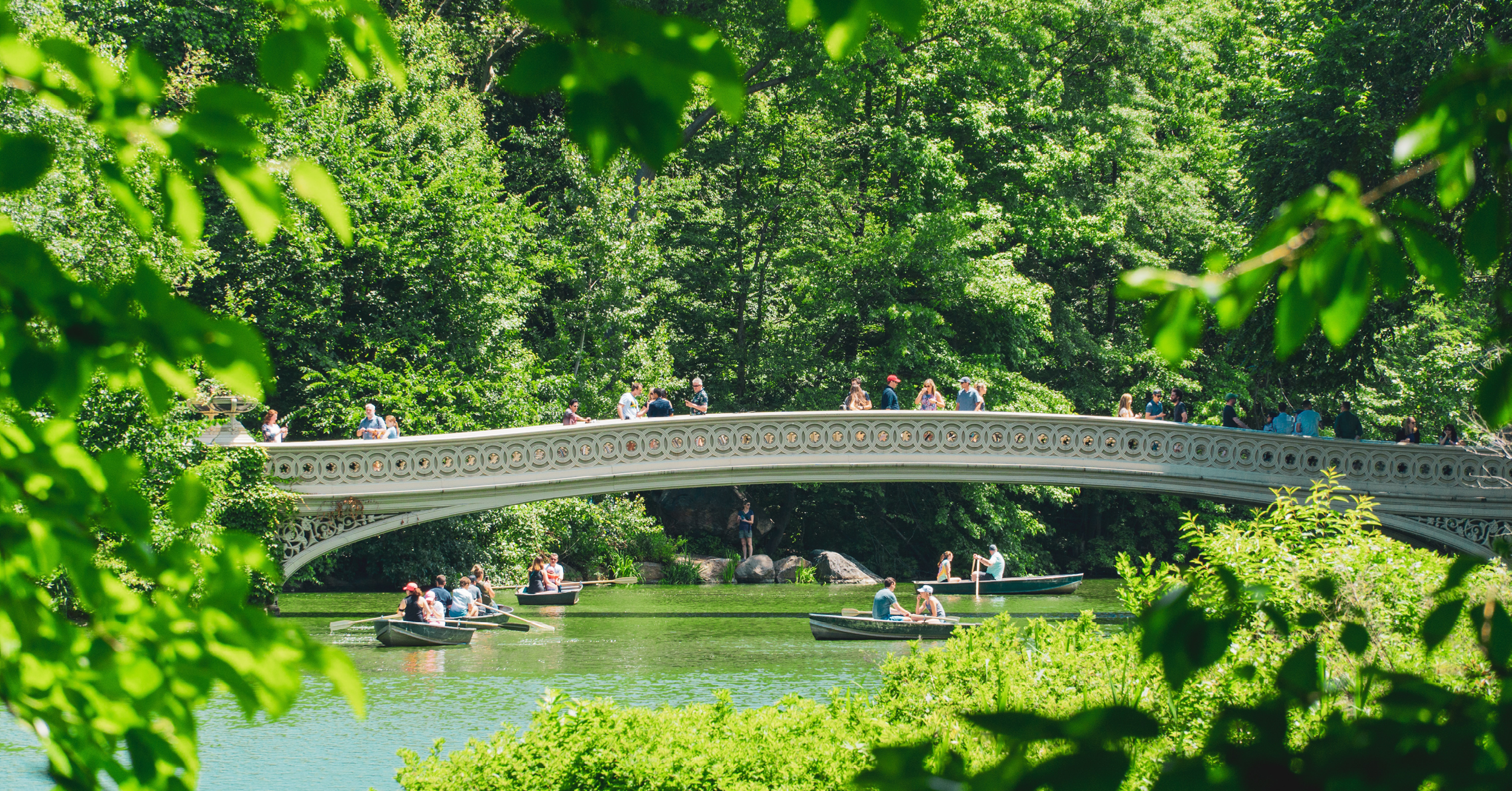 <p>The boating lake in Central Park</p>
