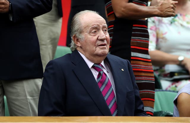 Juan Carlos I, 84, who ruled from 1975 until his abdication in June 2014 and the succession of his son King Felipe VI, denies any wrongdoing (PA)