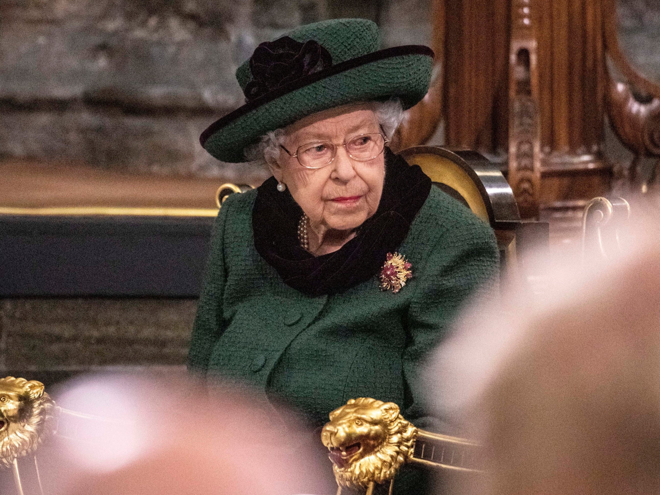 Queen Elizabeth II attends a Service of Thanksgiving for the life of Prince Philip, Duke of Edinburgh