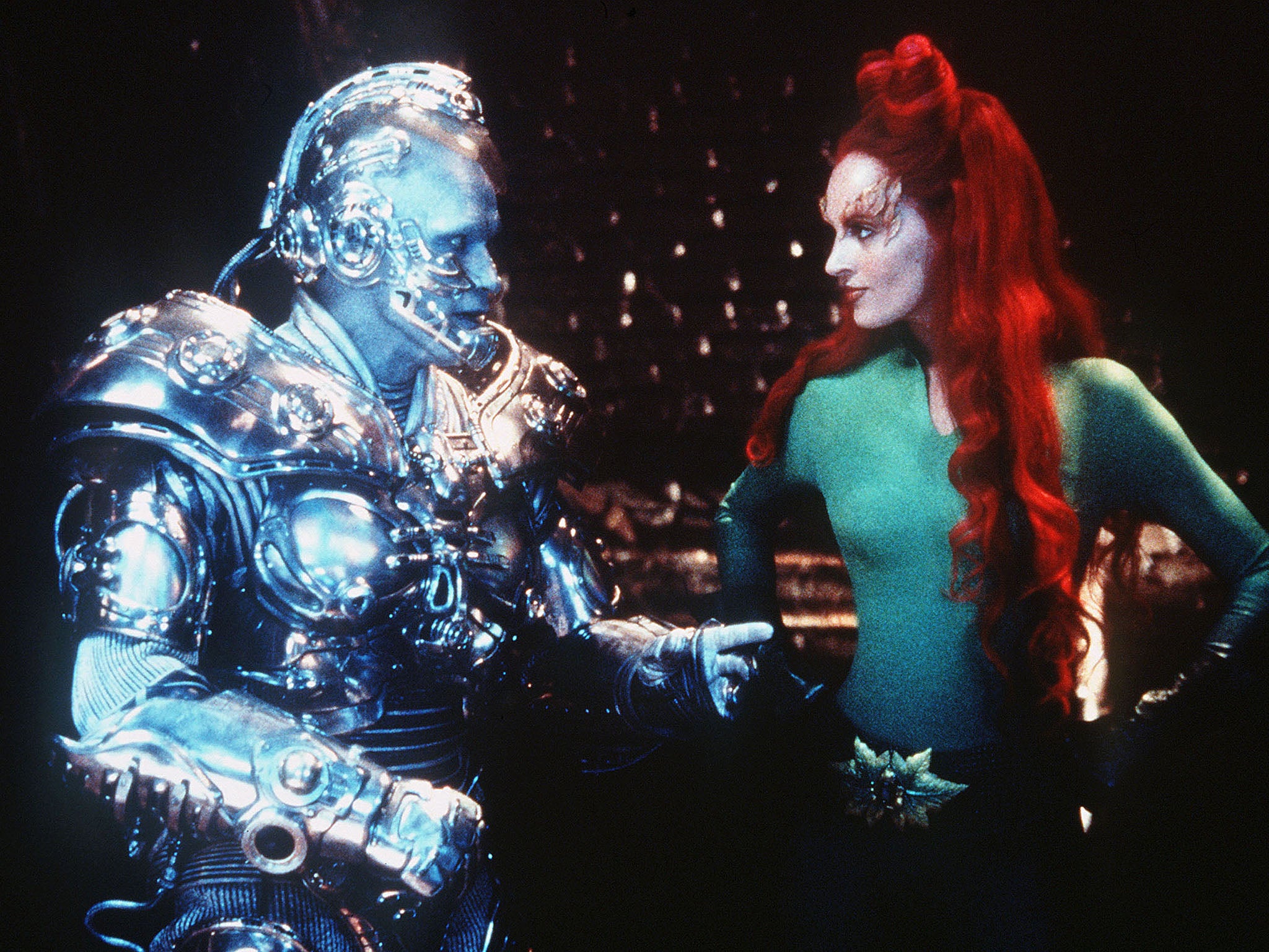 Arnold Schwarzenegger and Uma Thurman in ‘Batman & Robin'