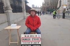 Activist ends 37 day Westminster hunger strike after ‘securing climate briefings for MPs’