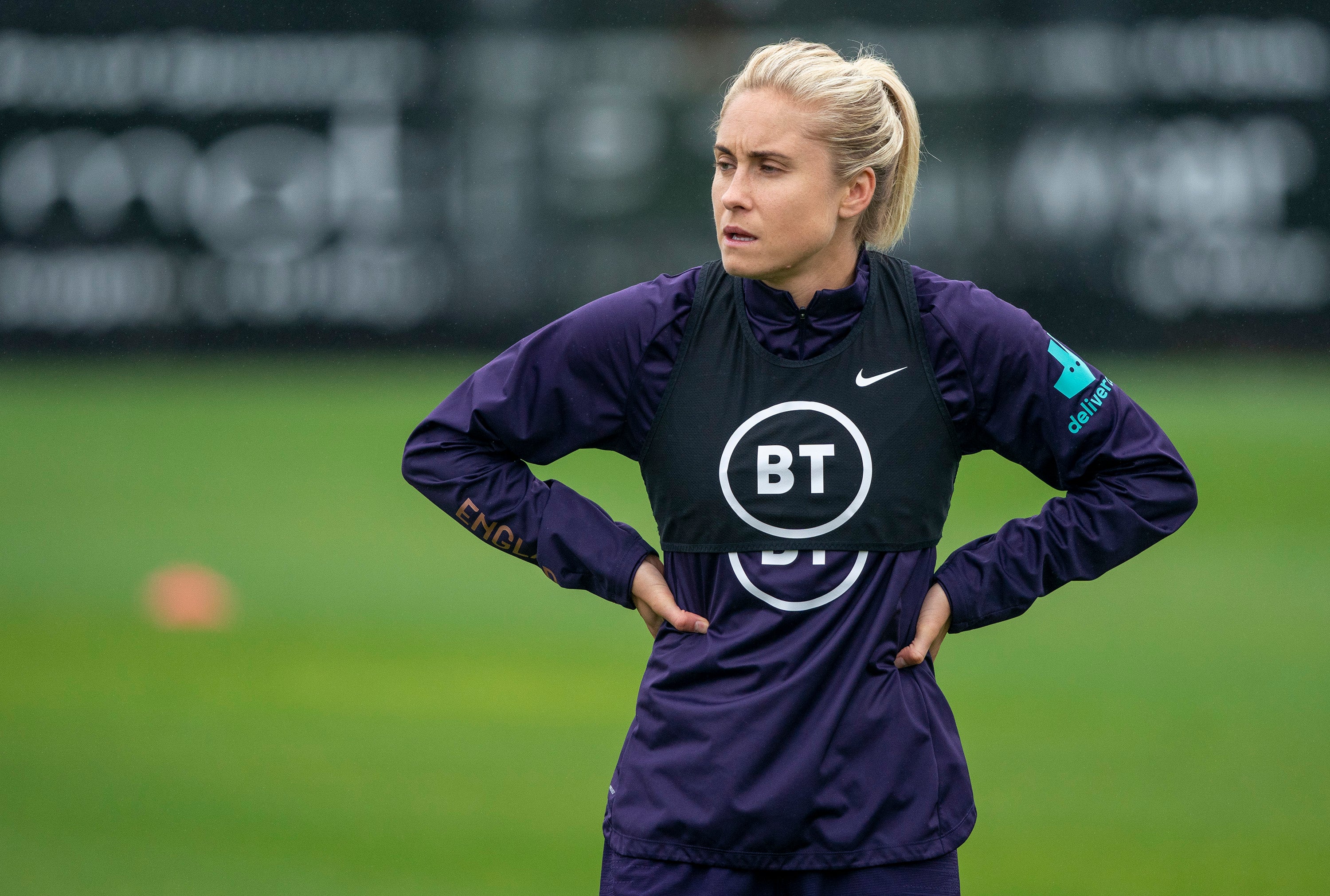 Steph Houghton underwent Achilles surgery in February (Ian Hodgson/PA).