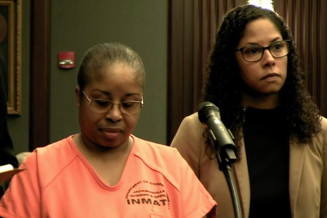 <p>Gloria Williams was sentenced to 18 years in prison after pleading guilty to the kidnapping of Kamiyah Mobley</p>