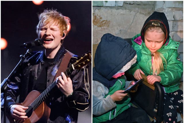 <p>Ed Sheeran is taking part in Concert for Ukraine</p>