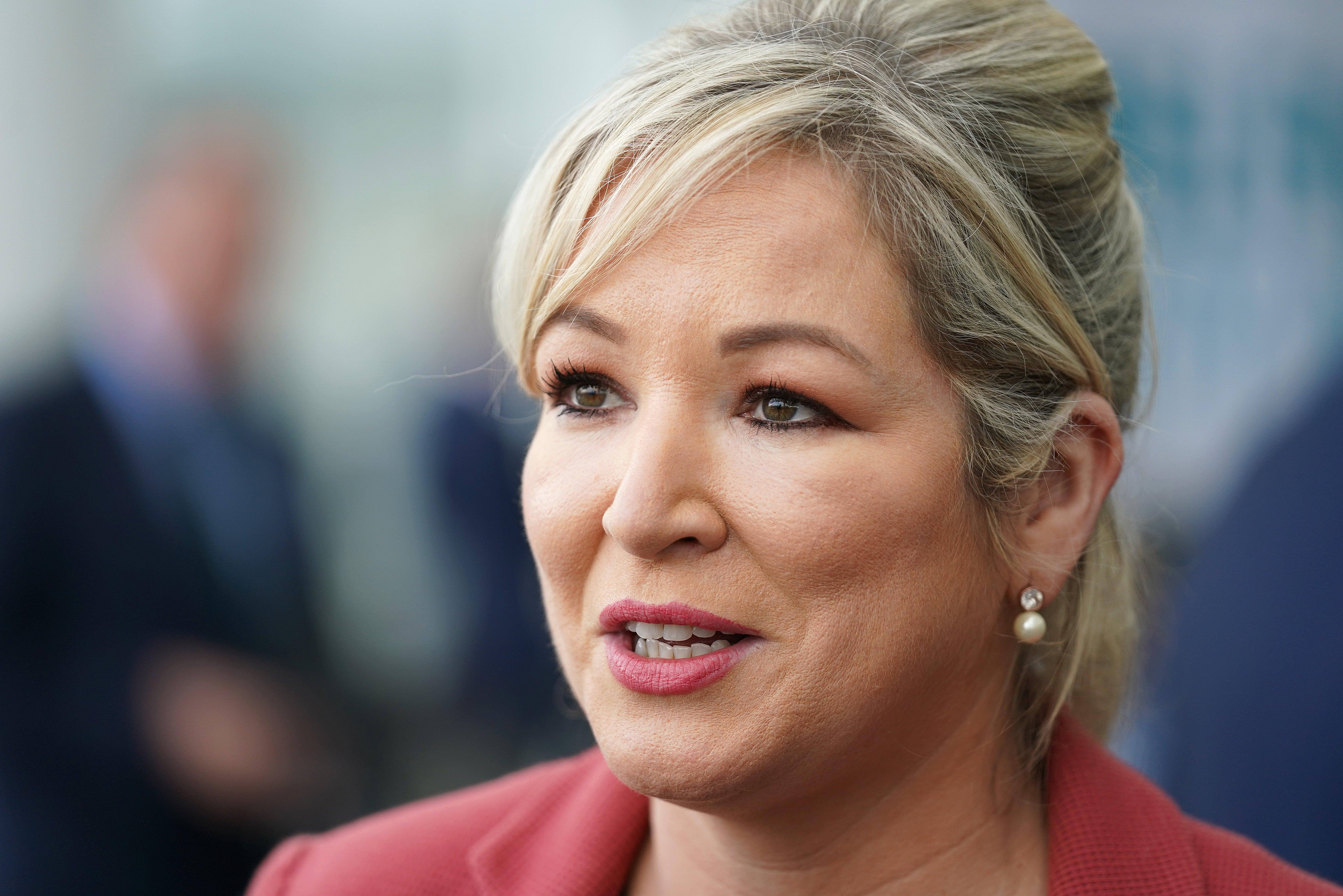 Michelle O’Neill said more than half of her party candidates in the May 5 election would be female (Brian Lawless/PA)