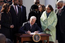 Joe Biden signs law making lynching a federal hate crime: ‘Hate never goes away, it only hides’
