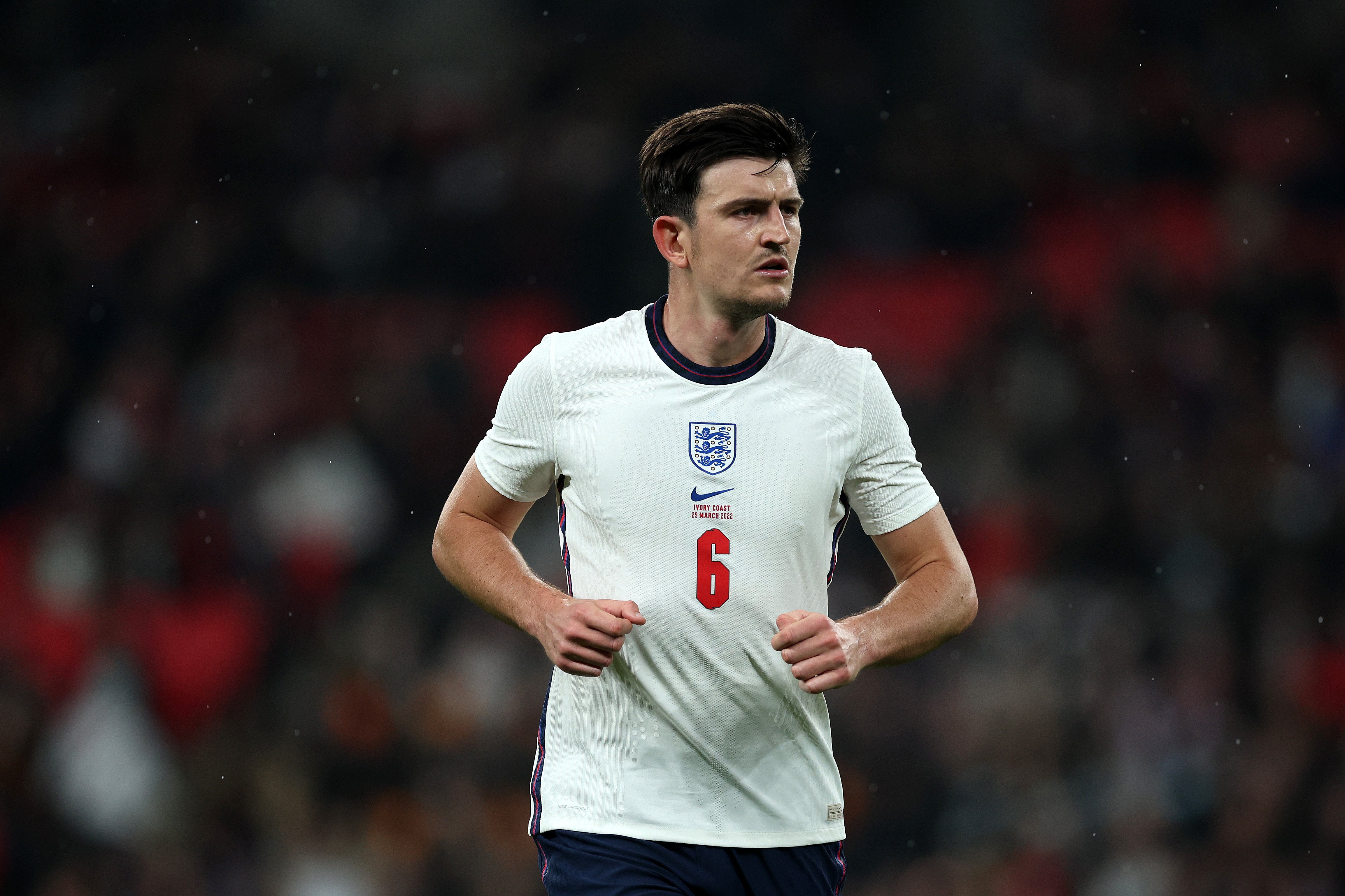 Harry Maguire was booed by England fans ahead of kick-off