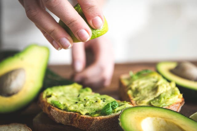<p>Avocados are a source of healthy monosaturated fats</p>
