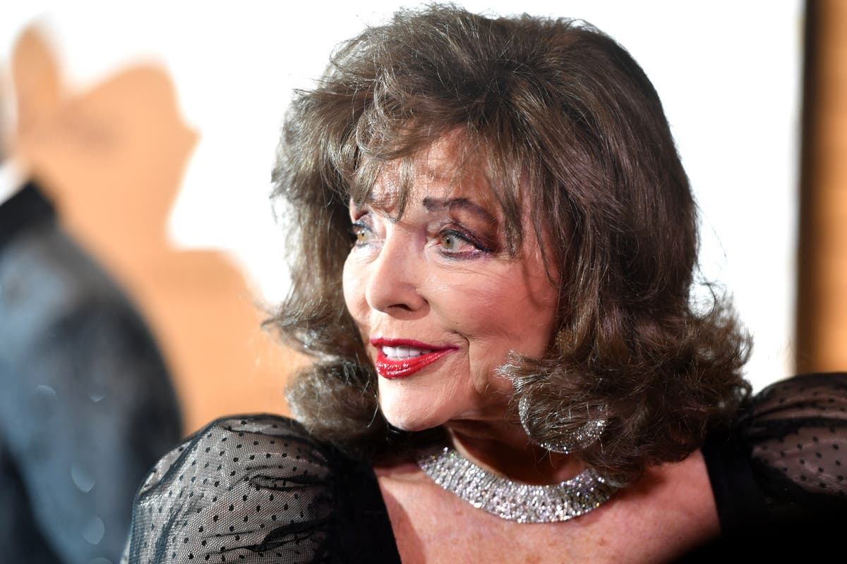 Joan Collins: ‘I had a great childhood, other than the war’