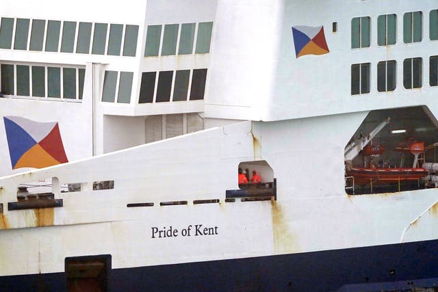 P&O Ferries has accused the Maritime and Coastguard Agency of operating with ‘an unprecedented level of rigour’ after it detained two of its ships (Gareth Fuller/PA)