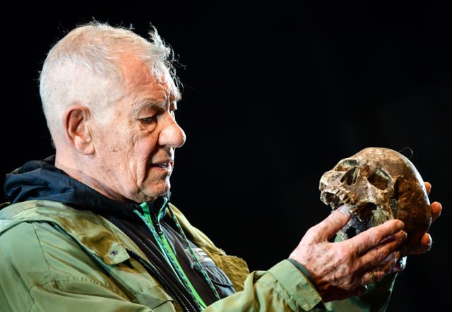 <p>Sir Ian McKellen will share the role of Hamlet in the Fringe production (Ian West/PA)</p>