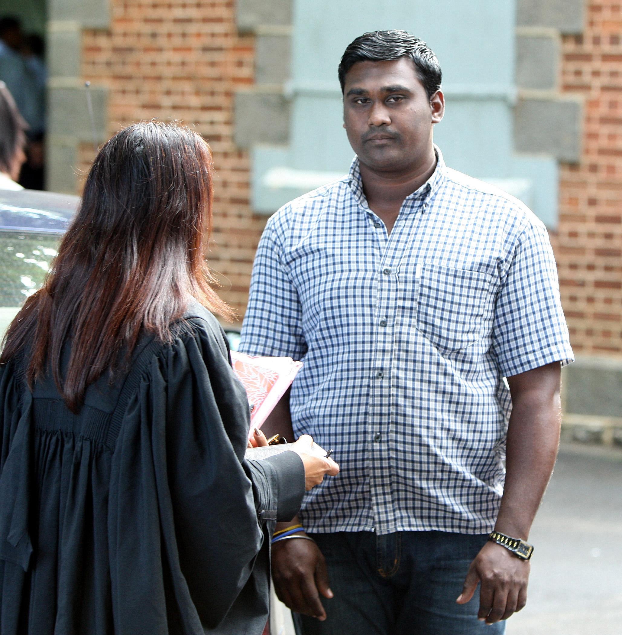 Dassen Narayen at Mapou District Court in 2012 (Paul Faith/PA)