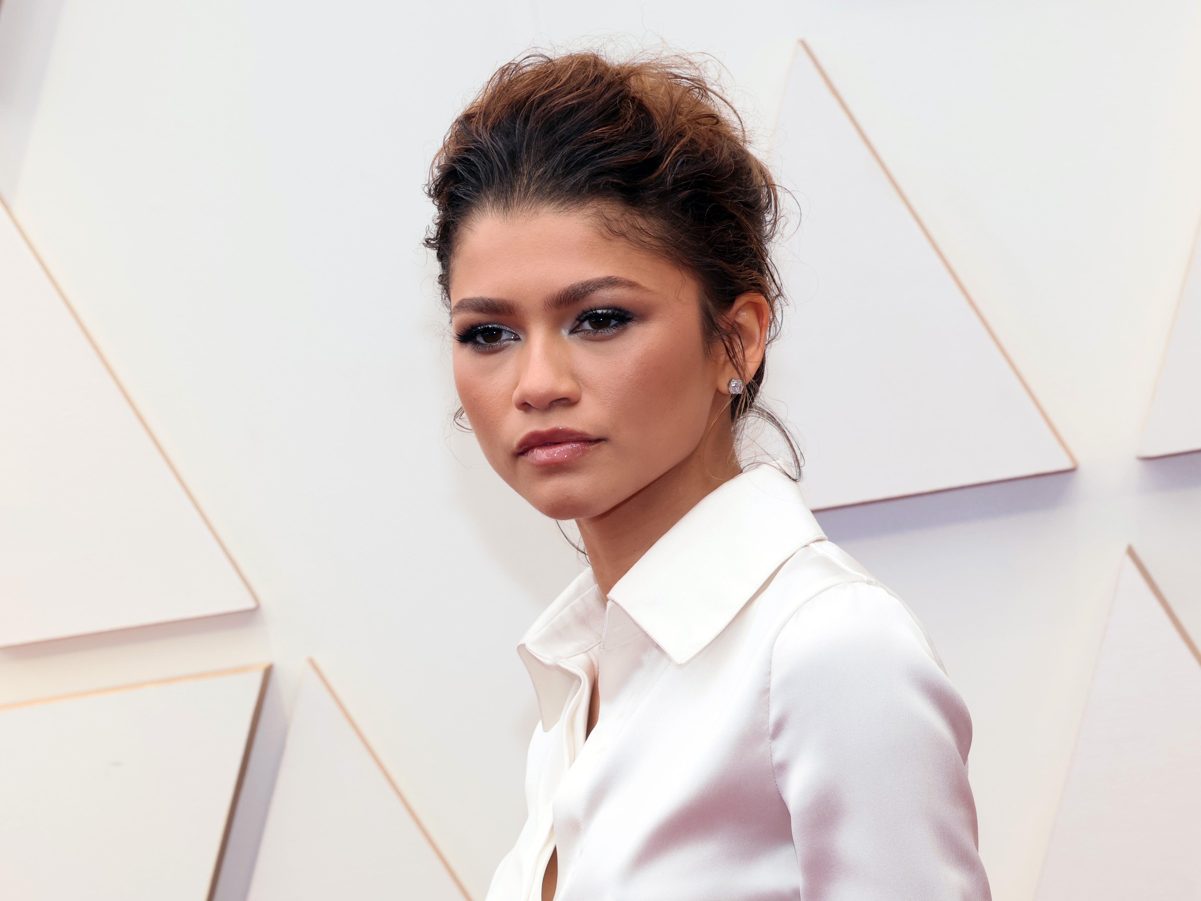 Zendaya attends the 94th Annual Academy Awards at Hollywood and Highland