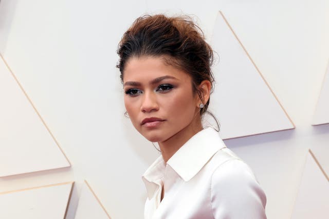 <p>Zendaya attends the 94th Annual Academy Awards at Hollywood and Highland</p>