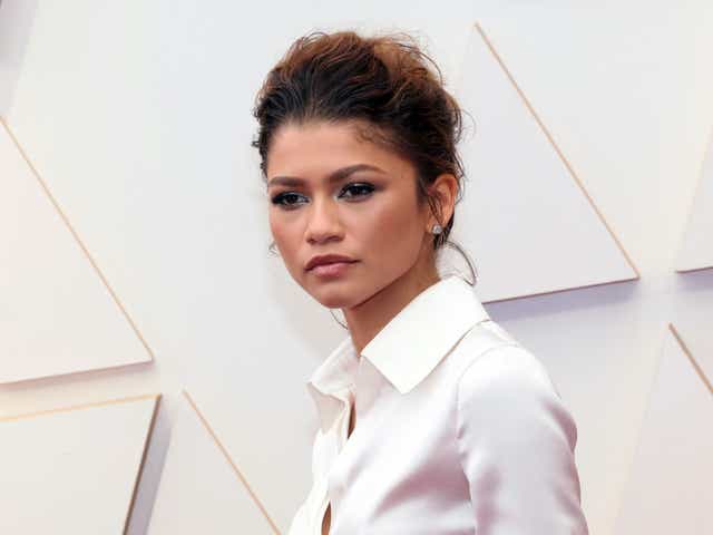 <p>Zendaya attends the 94th Annual Academy Awards at Hollywood and Highland</p>