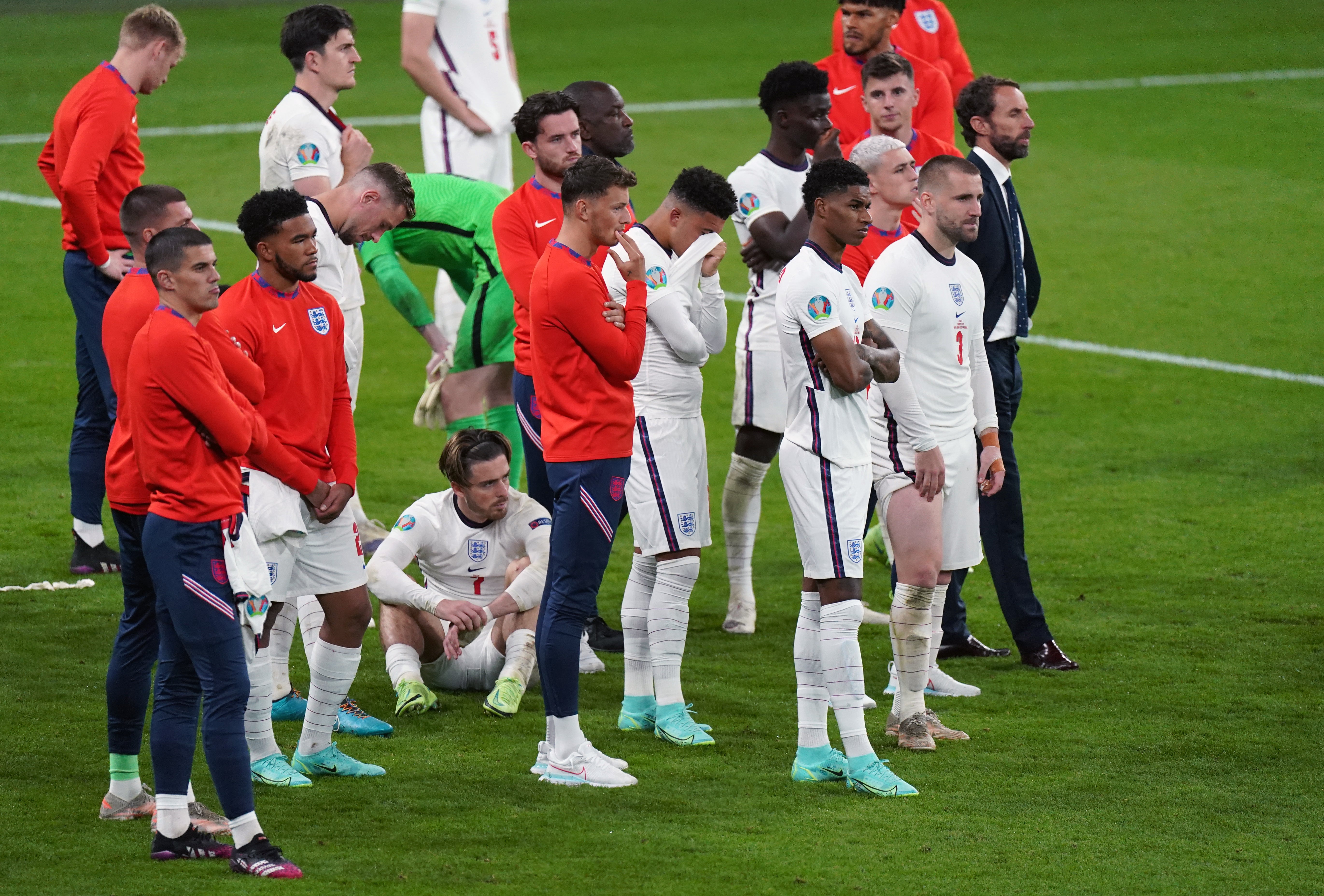 England suffered disappointment in the final of Euro 2020 (Mike Egerton/PA)