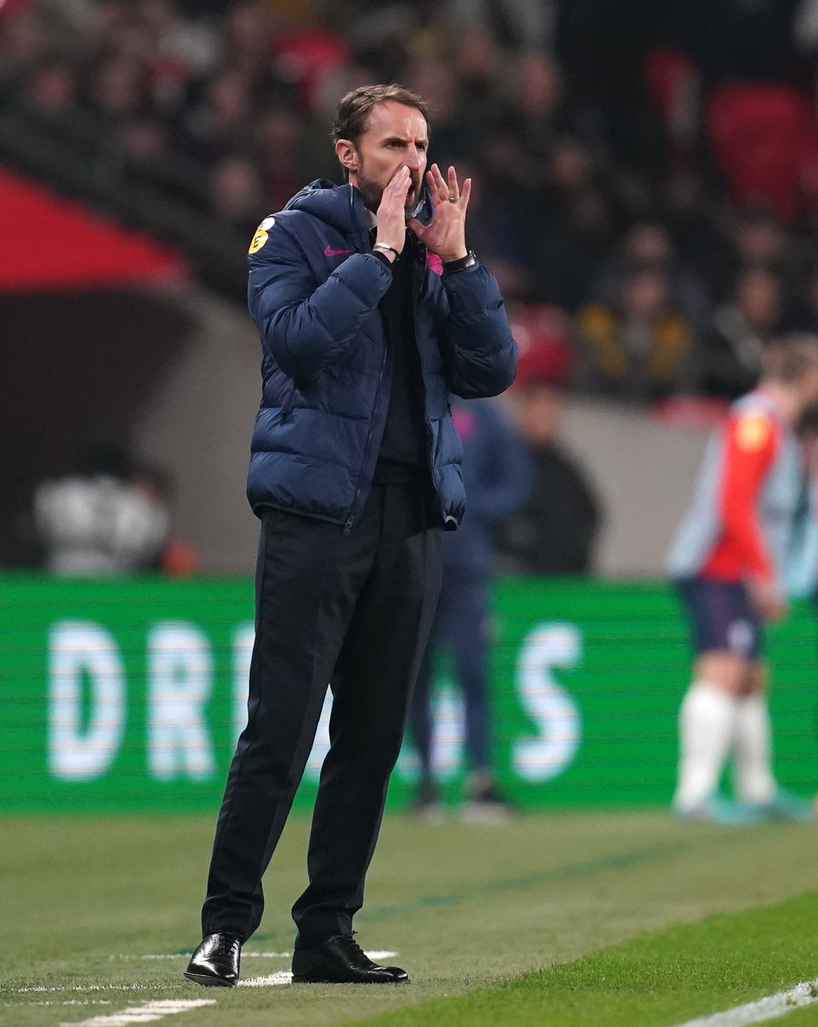 England manager Gareth Southgate watches his side’s win over Ivory Coast (Nick Potts/PA).