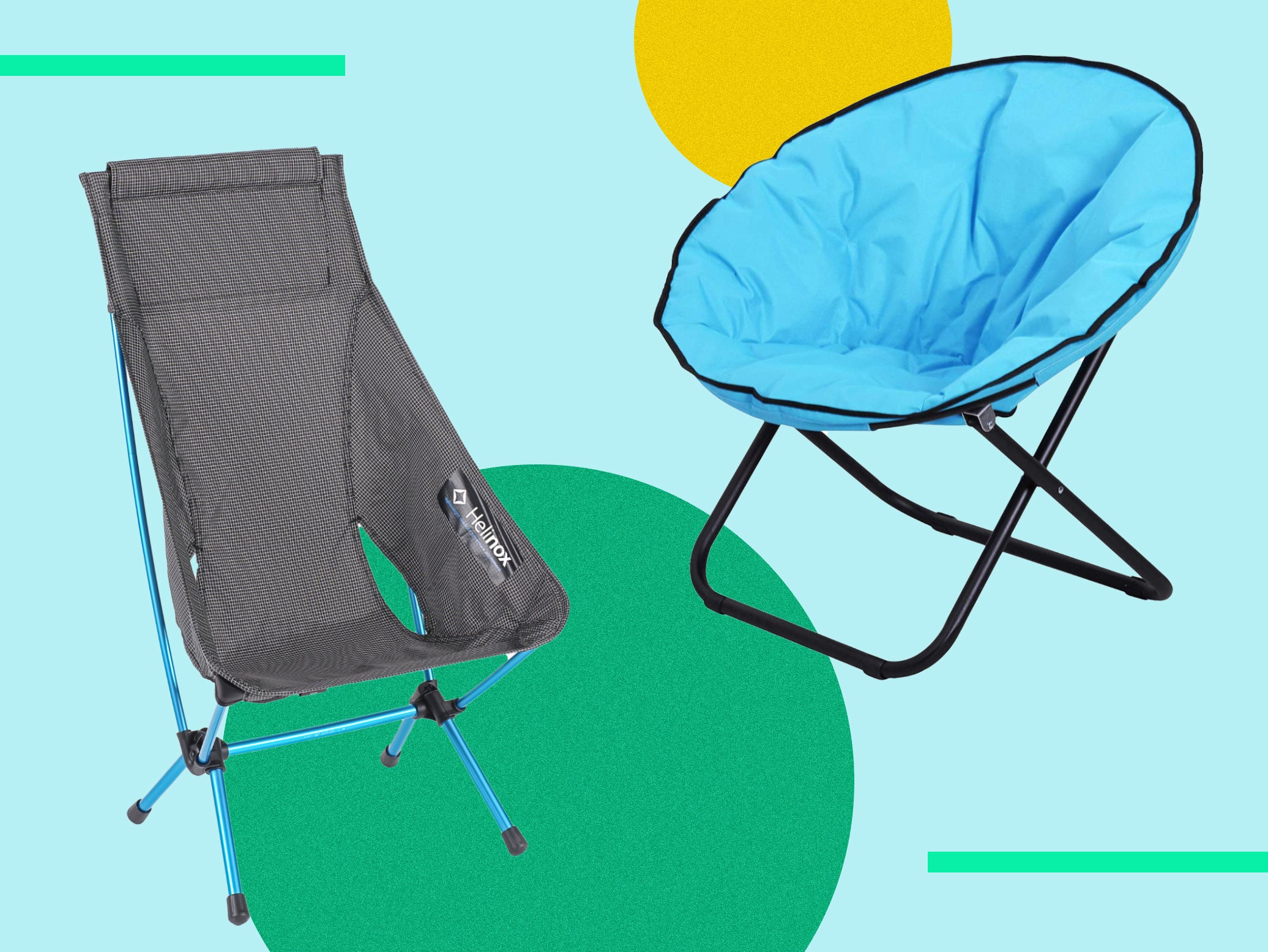 Portable Outdoor Folding Chair Light Fishing Dew Camping Barbecue Lined up Train Bench Sketch Folding Chair-Green 