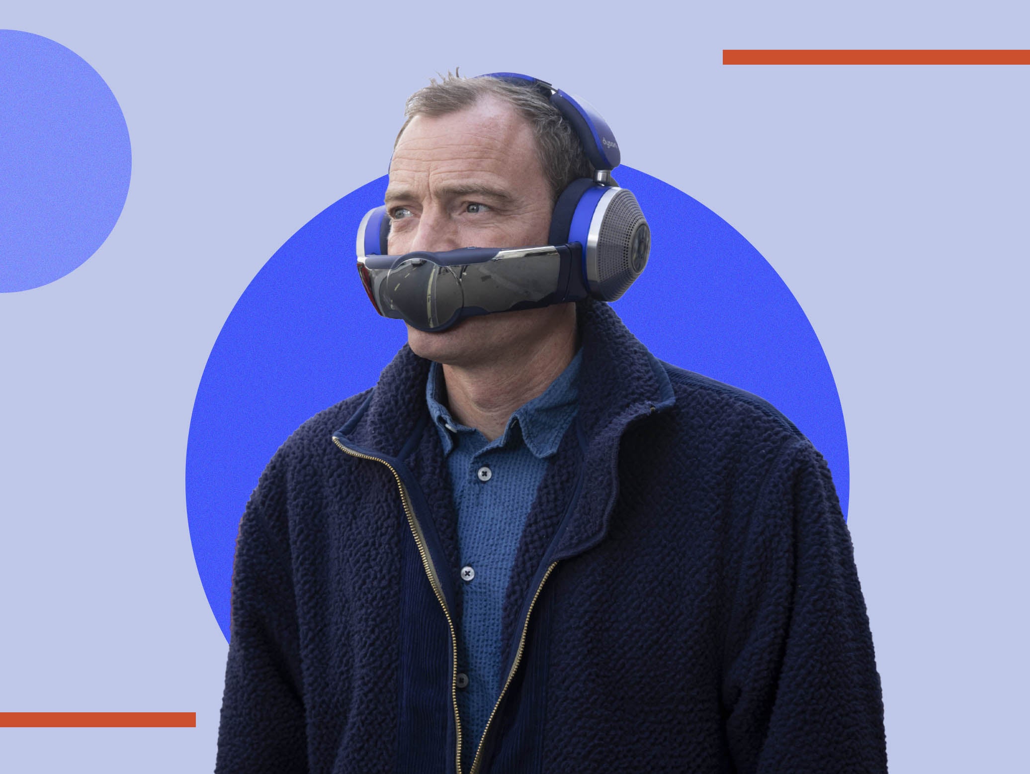 Dyson air-purifying headphones 