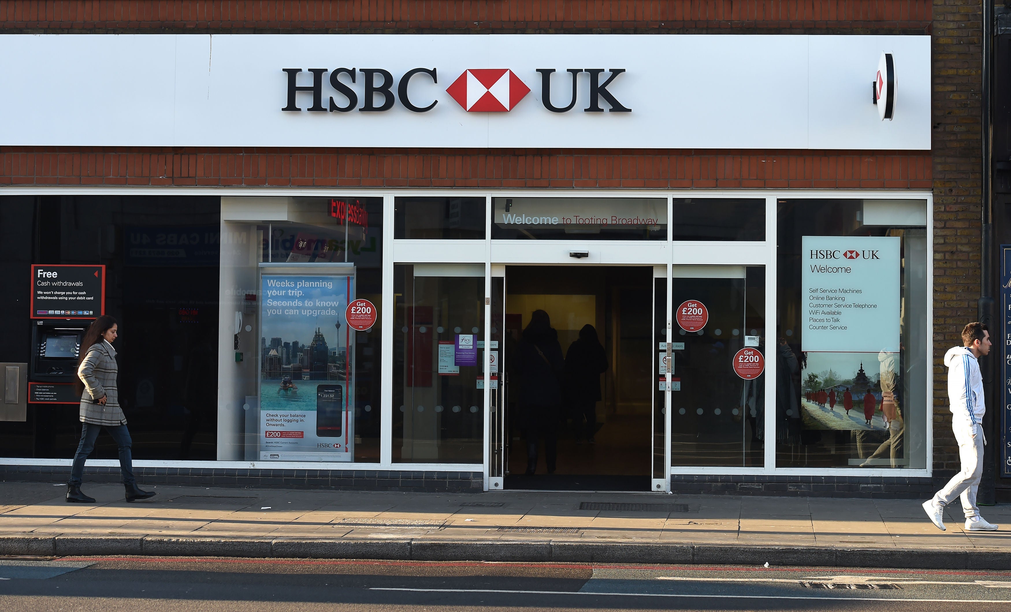 More than 200 of HSBC’s small company customers were wrongly told they had to take out a business current account to be able to access a loan, the UK competition watchdog has revealed (PA)