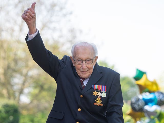 <p>The Second World War veteran inspired hope during the first national Covid-19 lockdown in 2020, raising ?38.9 million for the NHS</p>