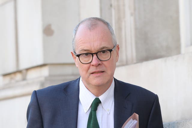 Sir Patrick Vallance said he thought the natoion had reached the peak of the current omicron wave of Covid-19 cases (PA)