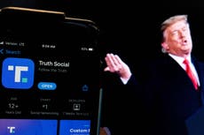 Trump’s Truth Social sign-ups have cratered ‘by 93 per cent’ since app’s launch