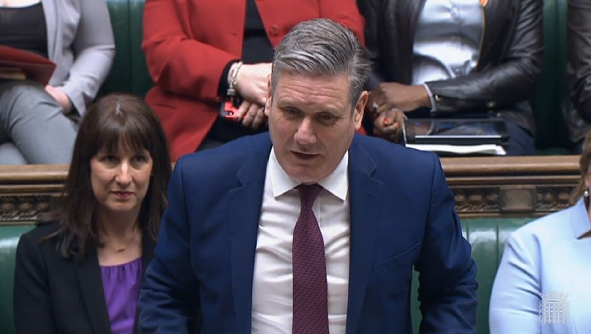 Labour leader Sir Keir Starmer suggested Boris Johnson should quit for misleading the Commons (House of Commons/PA)