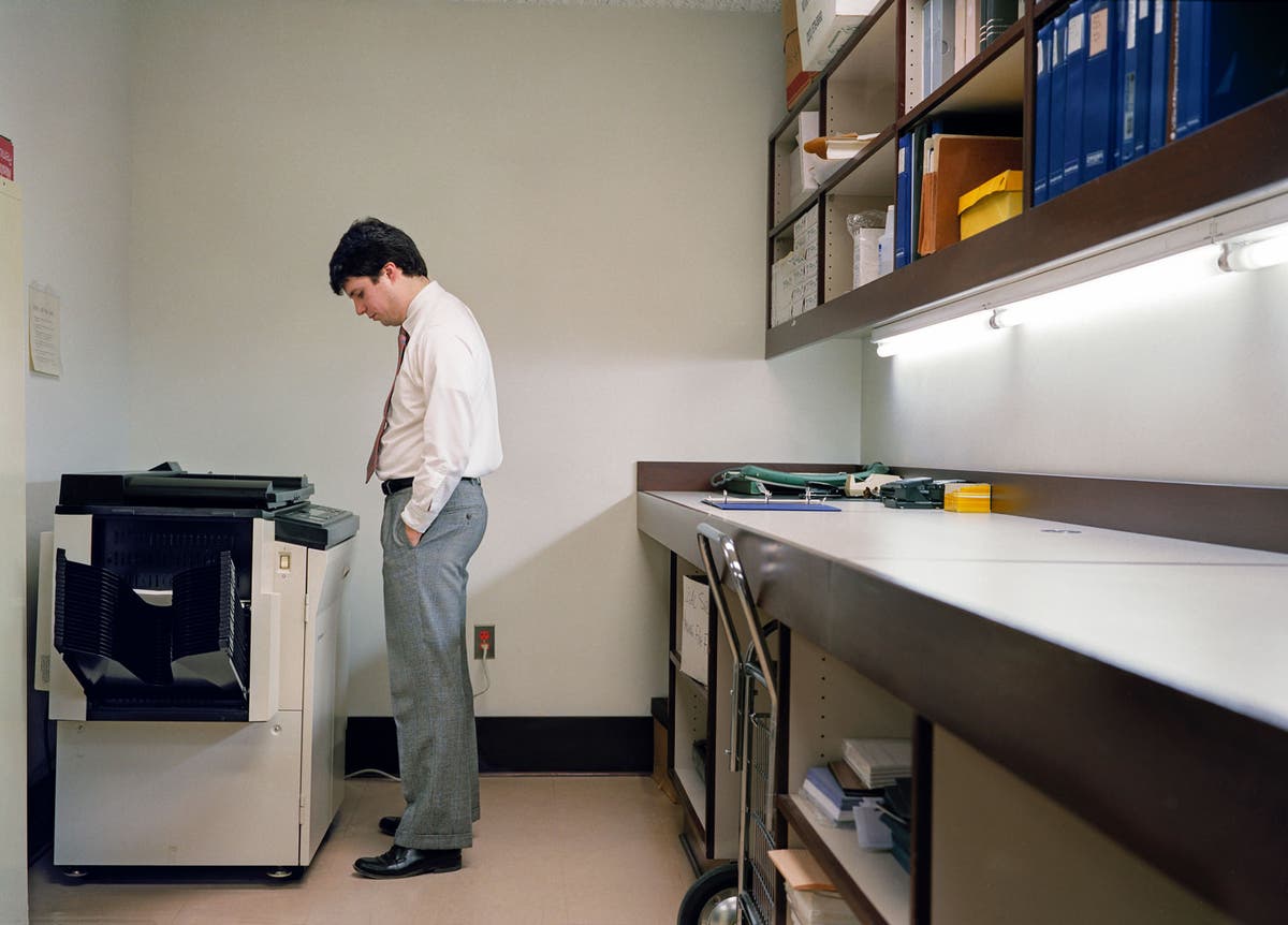 Photographer’s new book is nostalgic look back at office life before Covid-19