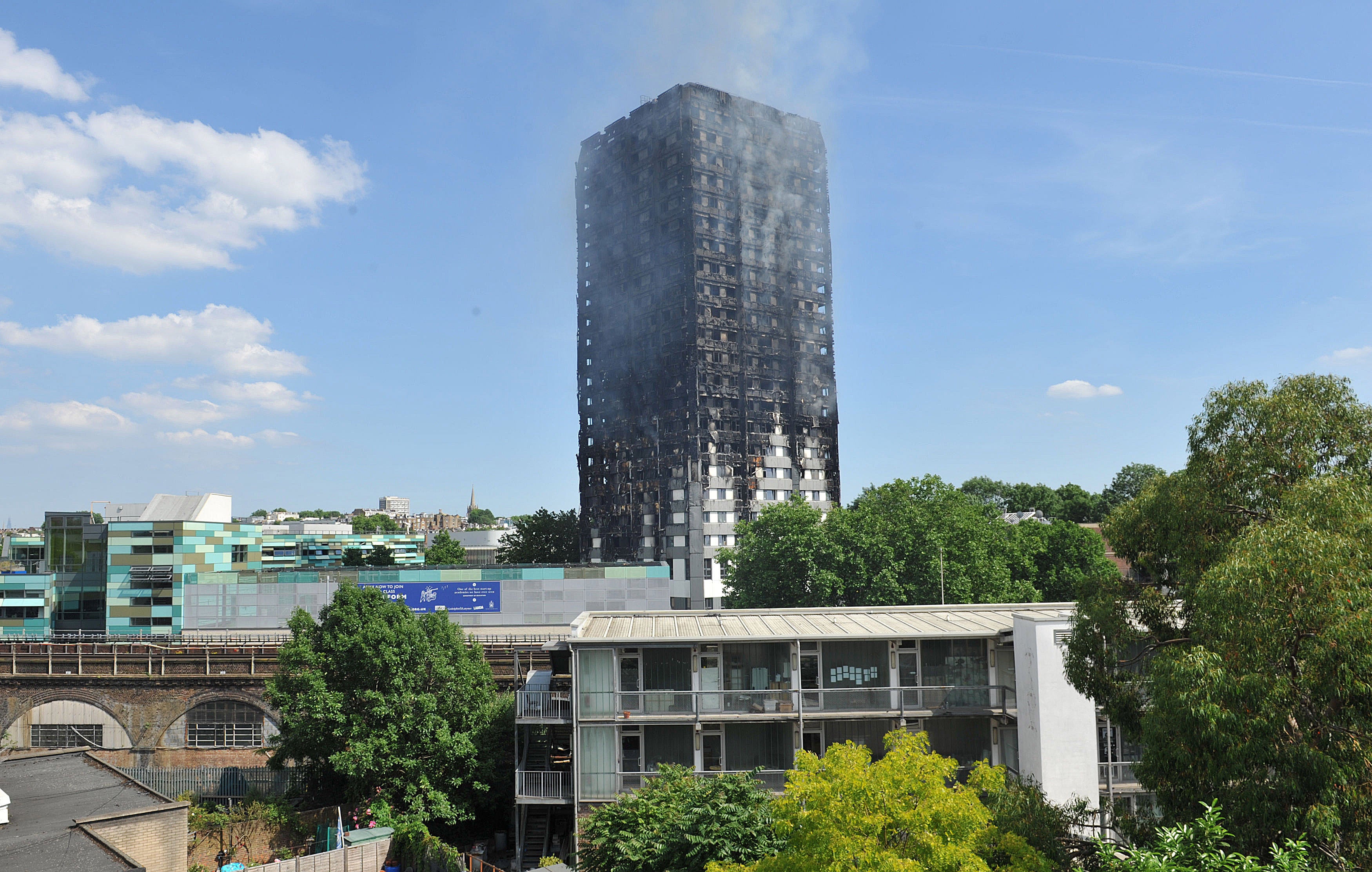 The Grenfell Tower blaze on June 14 2017 killed 72 people (Nick Ansell/PA)