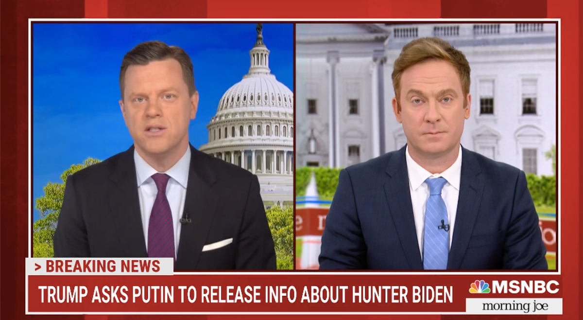Morning Joe hosts slam Trump for seeking dirt on Bidens from Russia | The  Independent