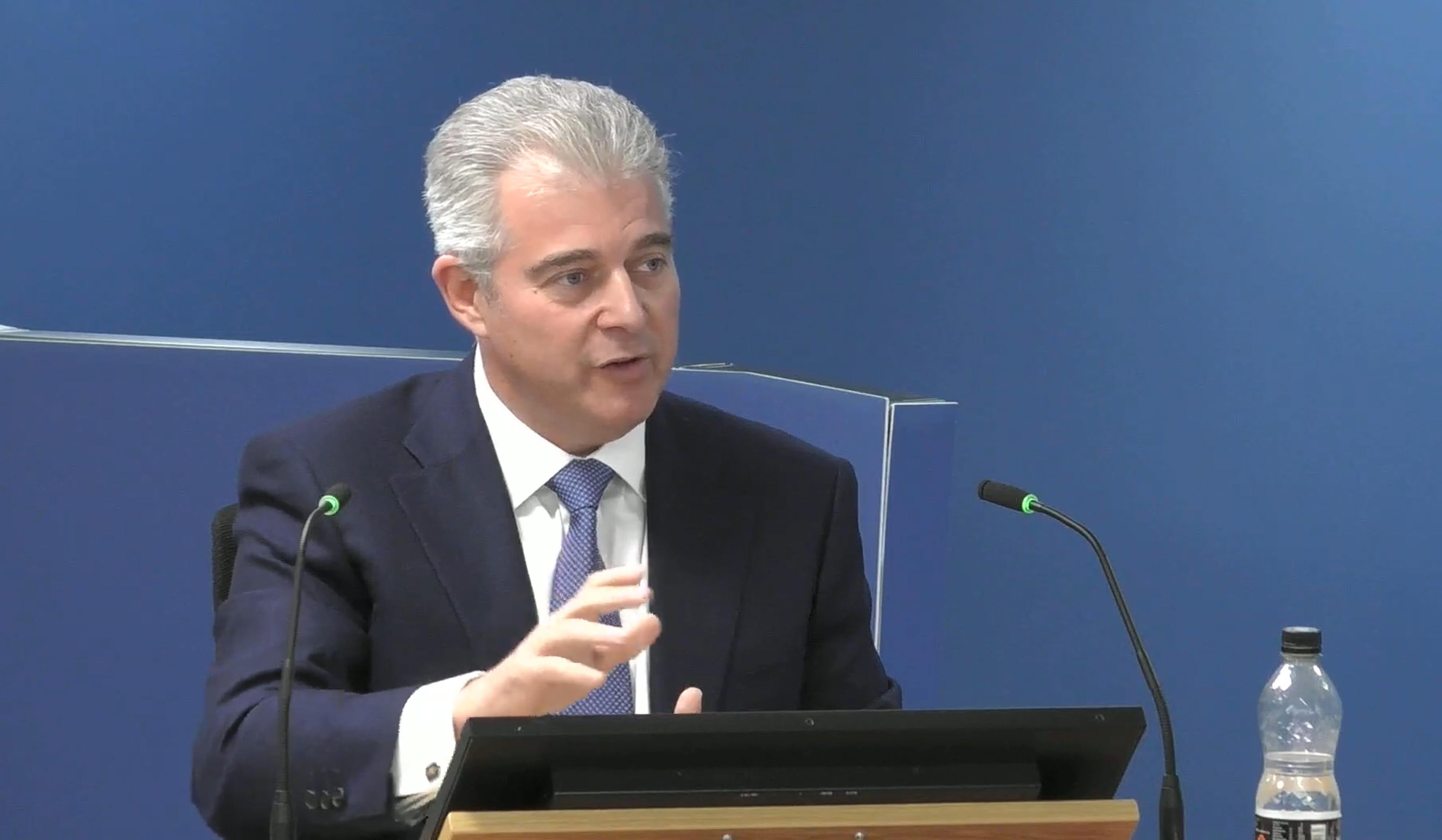 Northern Ireland Secretary Brandon Lewis MP was minister for policing and fire services between July 2016 and June 2017 (Grenfell Tower Inquiry/PA)