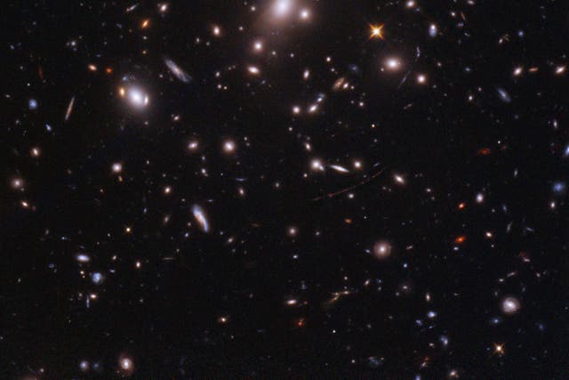 <p>A Hubble image of distant stars</p>