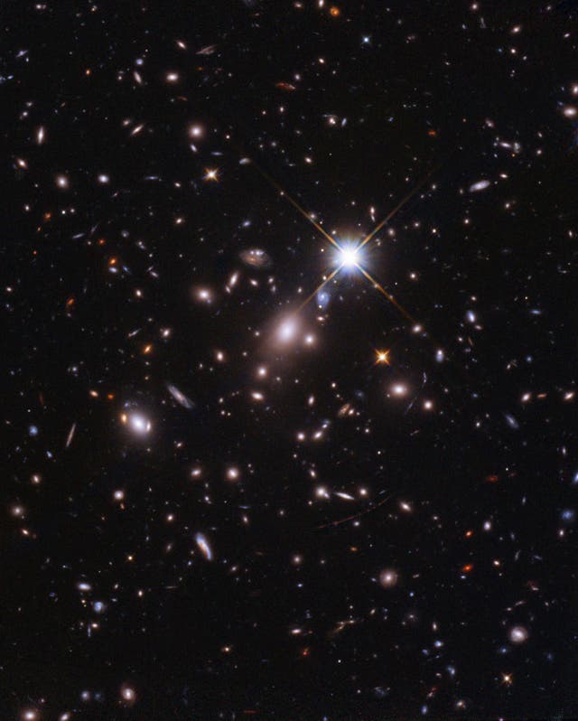 <p>A Hubble image of distant stars</p>