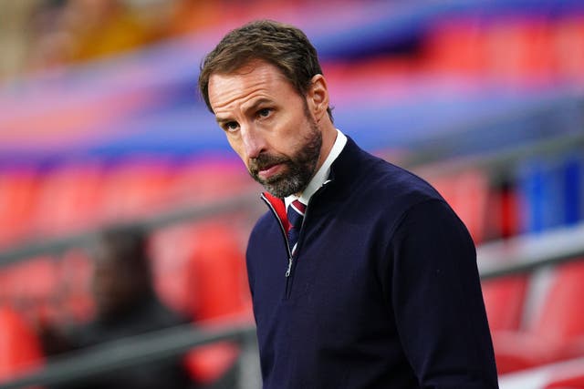 England manager Gareth Southgate has travelled to Qatar for the World Cup draw (Adam Davy/PA)