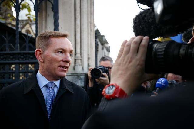 MP Chris Bryant has criticised FIFA (Jacob King/PA)