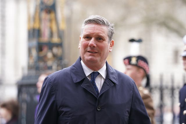 Labour Party leader Sir Keir Starmer (Kirsty O’Connor/PA)